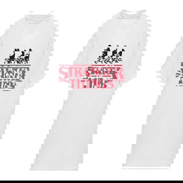 Stranger Things Womens Silhouette T-Shirt - White