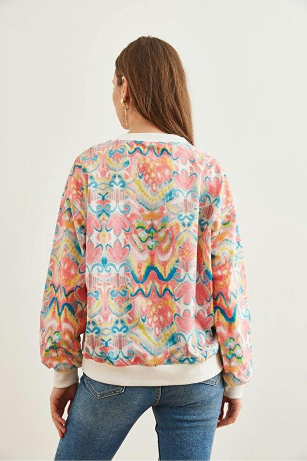 Hoxton Gal Basic Soft-Textured Oversized Sweatshirt