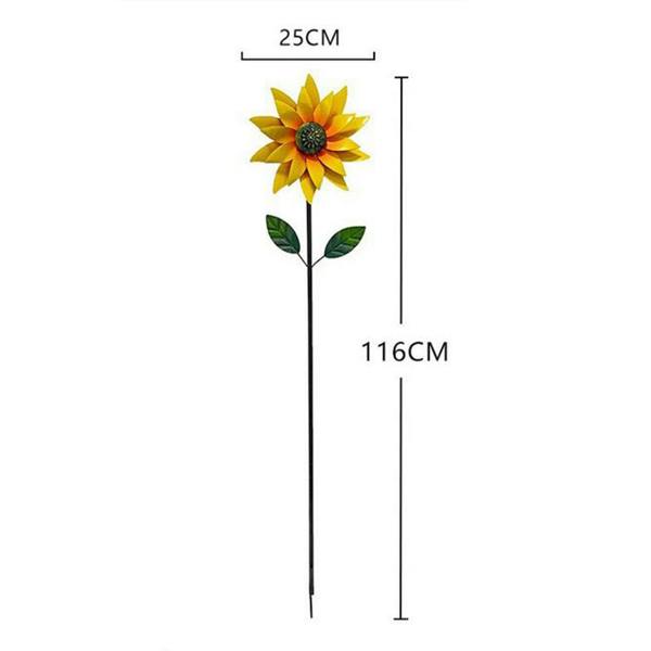 Leaper Simulated Sunflower Rotating Windmill Ornament