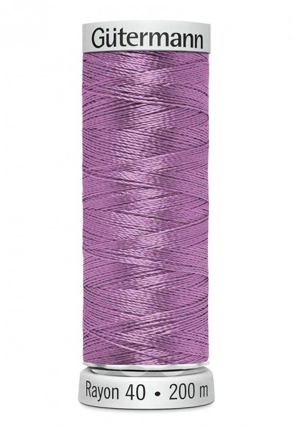 Gutermann No 40 Sulky Rayon Embroidery Thread 200m Rayon Thread Suitable For Embroidery