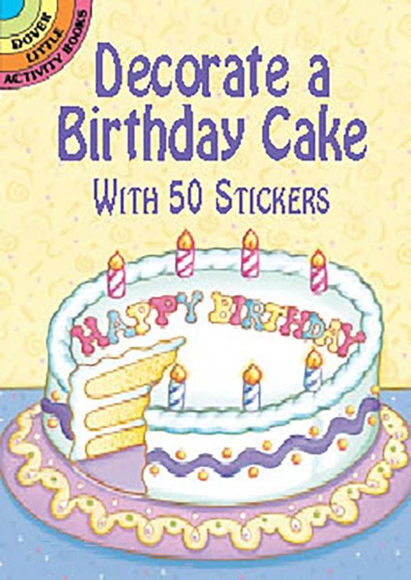 Decorate a Birthday Cake with 50 Stickers