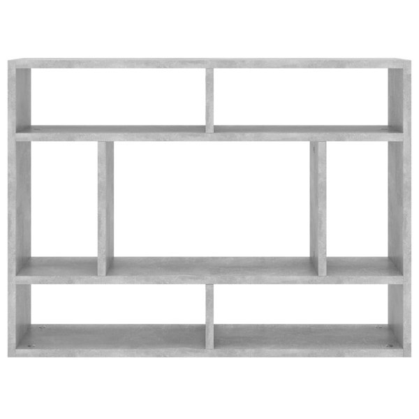 Berkfield Wall Shelf Concrete Grey 75x16x55 cm Engineered Wood
