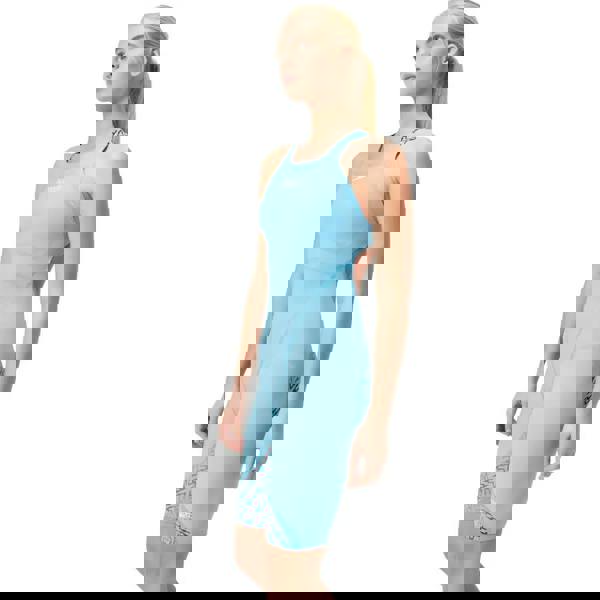 Speedo Fastskin LZR Ignite Kneeskin in sleek blue and teal for long race