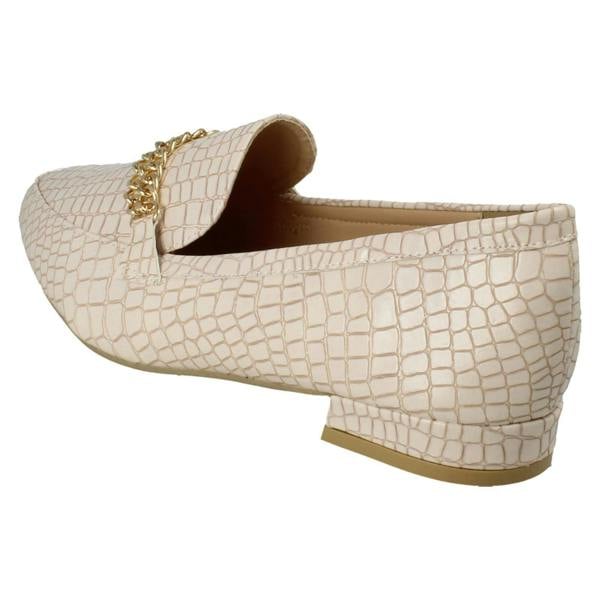Spot On Ladies Spot On Wide Fit Loafers F80534