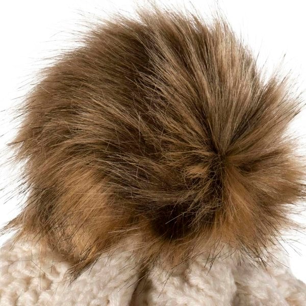 Aran Diamond Cable Shetland Pom Pom Hat Aran Diamond Cable Shetland Pom Pom Hat | Chunky Knit