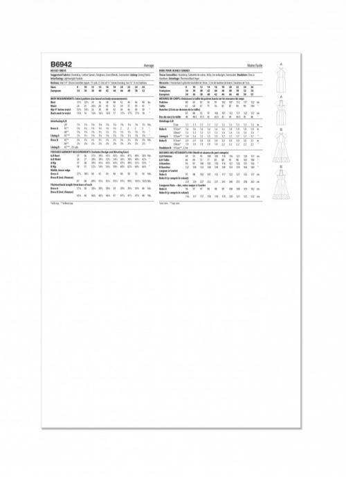 Butterick Sewing Pattern 6942, Dresses for Women, B5 (8-10-12-14-16) - Intermediate