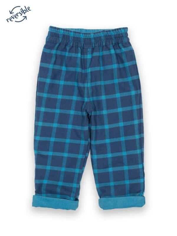 Kite Boys Organic Check Reversible Pull Ups