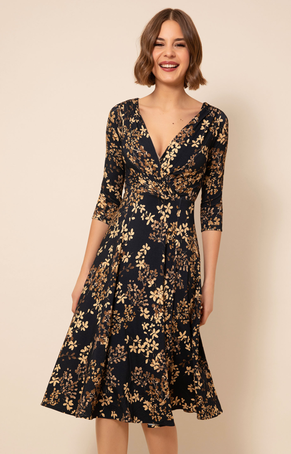 Alie Street London Annie Dress Short Petite - Golden Blossom