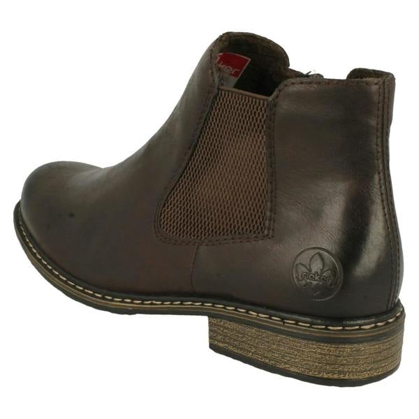 Rieker Ladies Rieker Casual Heeled Ankle Boots Z4994