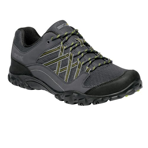 Regatta Men's Edgepoint III Low Rise Hiking Shoes - Briar/Lime Punch - Briar/Lime Punch
