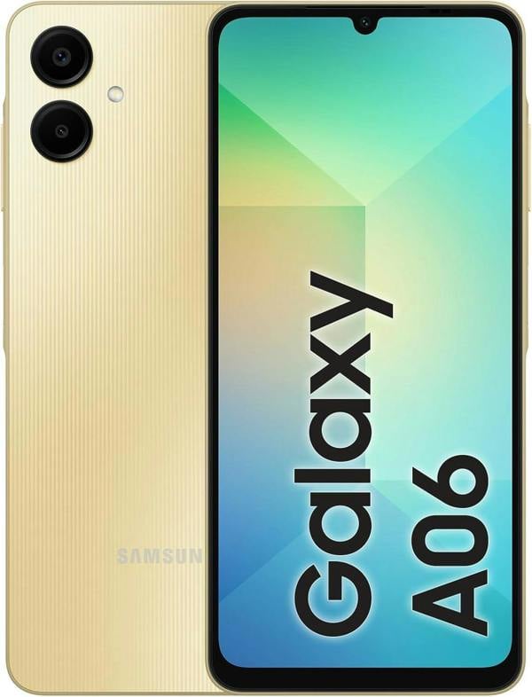 Samsung Galaxy A06 128GB 4GB RAM 6.7" Gold Dual SIM Unlocked Phone