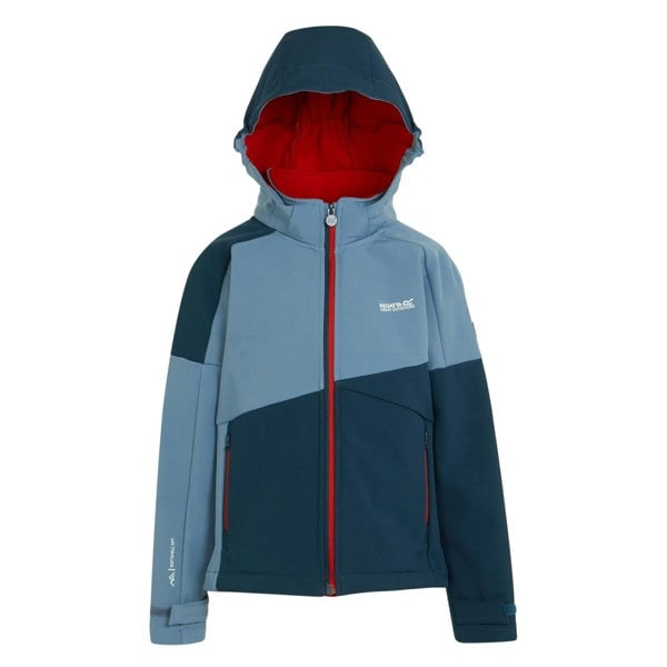 Regatta Childrens/Kids Acidity VII Soft Shell Jacket - Coronet Blue/Moonlight Denim