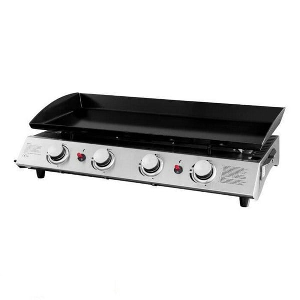 Callow 4 Burner Gas BBQ Plancha with Detachable Trolley