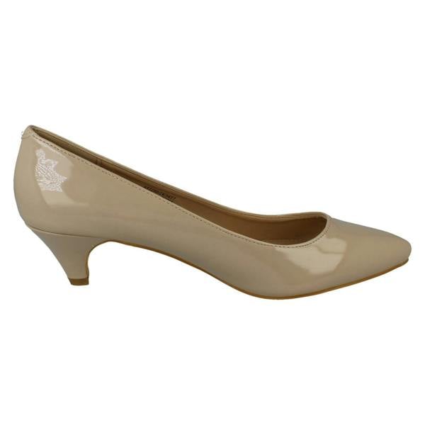 Anne Michelle Ladies Anne Michelle Mid Heel Pointed Toe Court Shoes