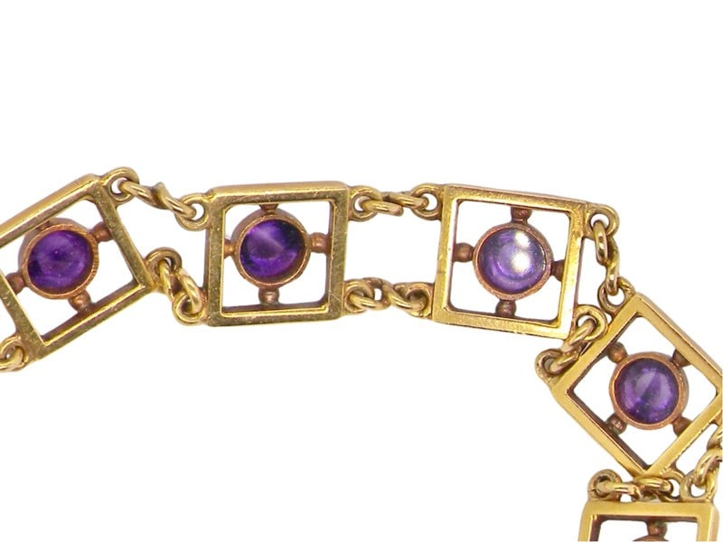 Vintage Tom An antique amethyst bracelet