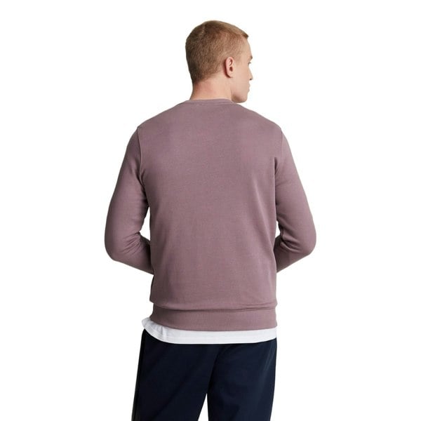 Lyle & Scott Mens Crew Neck Long-Sleeved Sweatshirt - Highland Mauve