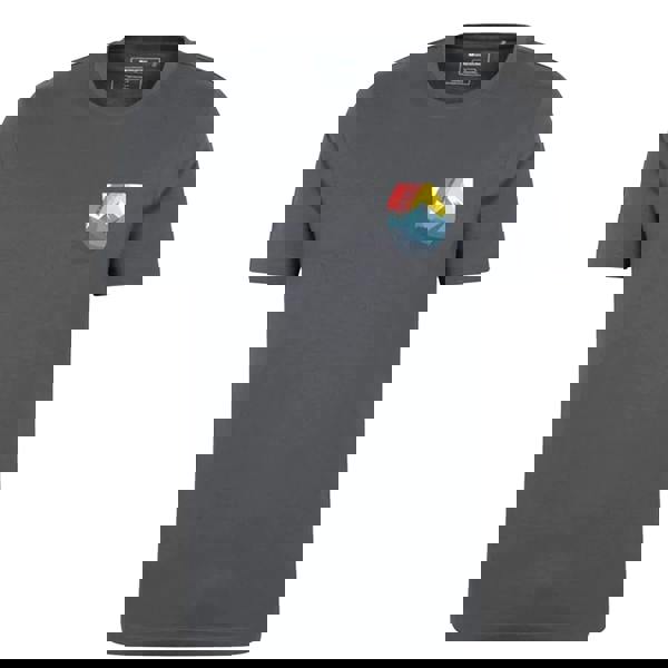 Mountain Warehouse Mens Lake District Short-Sleeved T-Shirt - Charcoal - 