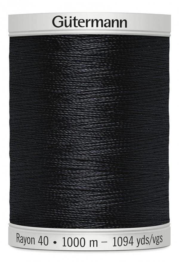 Gutermann No 40 Sulky Rayon Embroidery Thread 1000m Rayon Thread Suitable For Embroidery