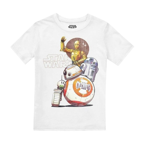 Star Wars Childrens/Kids Droid Squad Droid T-Shirt - White