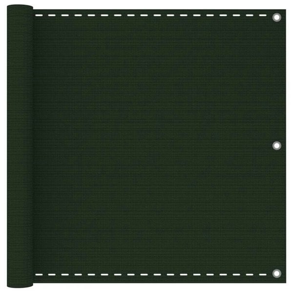 Berkfield Balcony Screen Dark Green 90x300 cm HDPE