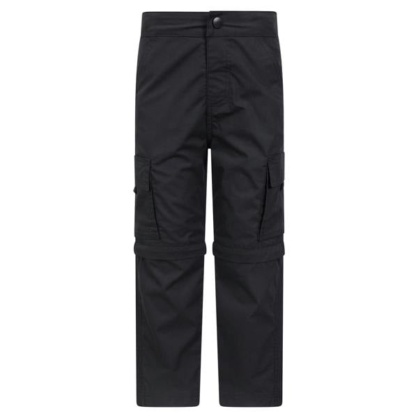 Mountain Warehouse Childrens/Kids Convertible Active Trousers - Black - 