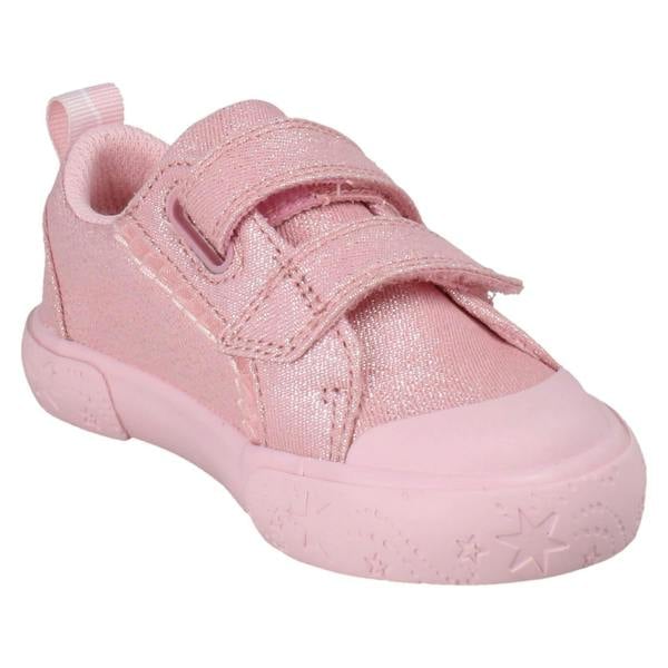 Clarks Girls Clarks Canvas Foxing Gleam