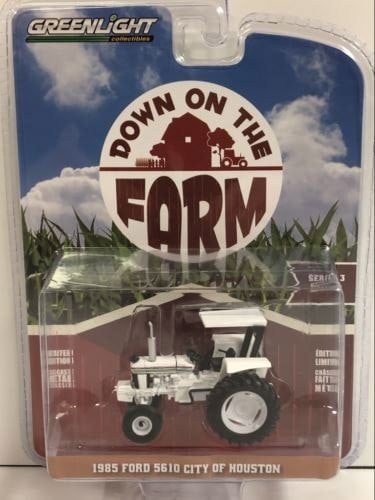 1985 ford 5610 city of houston down on the farm 1:64 greenlight 48030f