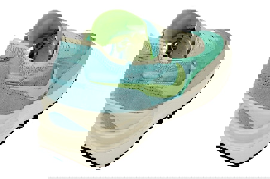 Nike Womens Waffle One Dc2533  401 - Bleached Aqua Lime Glow 401 - Photo 2