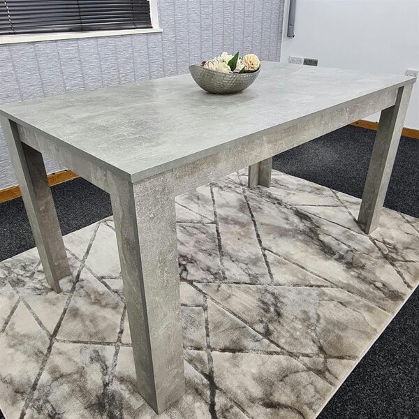 Kosy Koala Grey Wooden Dining Table Set with 2 Grey Velvet Chairs and 1 Black Bench ? Dining Room Furniture
