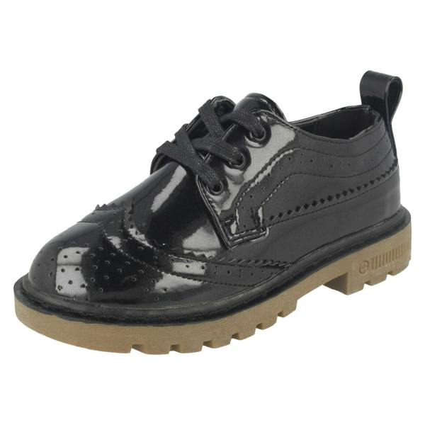 Spot On Girls Spot On Lace Up Brogue Shoes