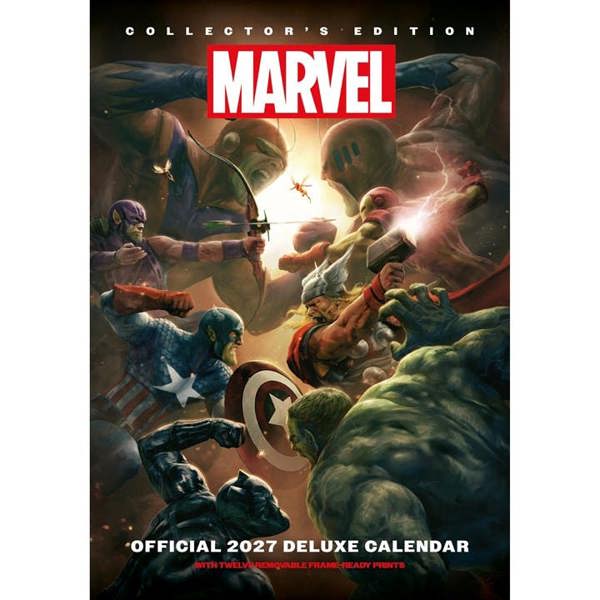 Disney, Marvel Studios Collector's Edition A3 Calendar 2027, Wall Calendars, Month To View, Entertainment, Gift