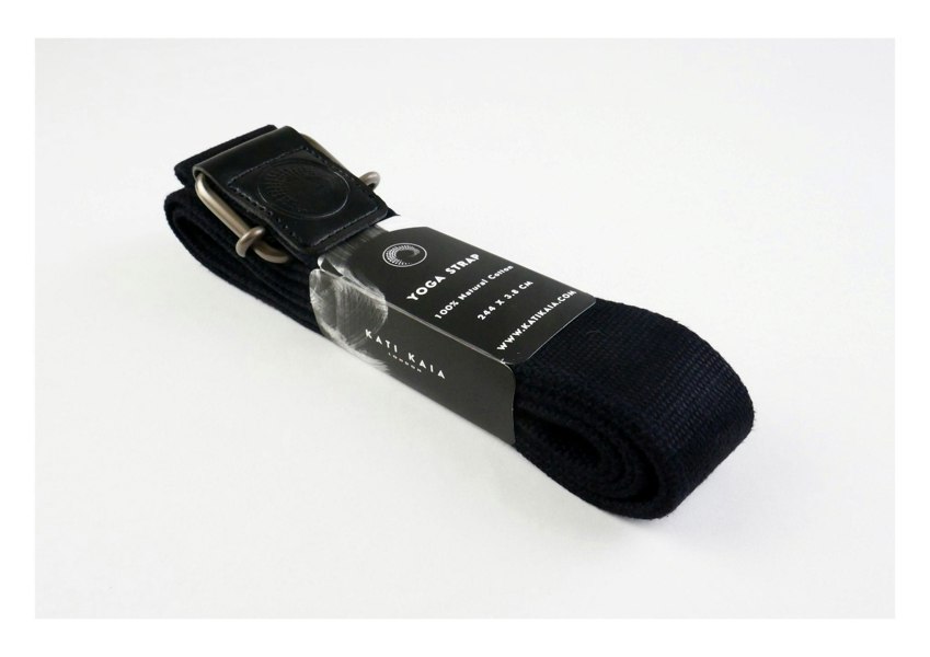 Kati Kaia Navy Cotton Strap with Adjustable Metal Buckle for Cork Block and Strap