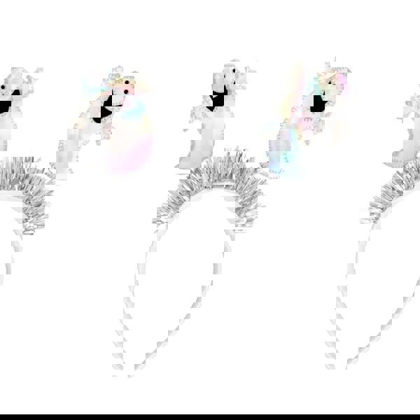 Bristol Novelty Childrens/Kids Ghost Bopper Headband - White/Silver