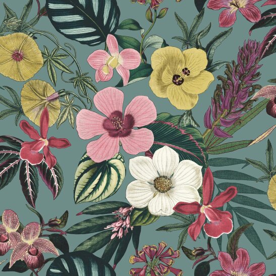 Love Frankie Botanical Garden Wallpaper - Thistle