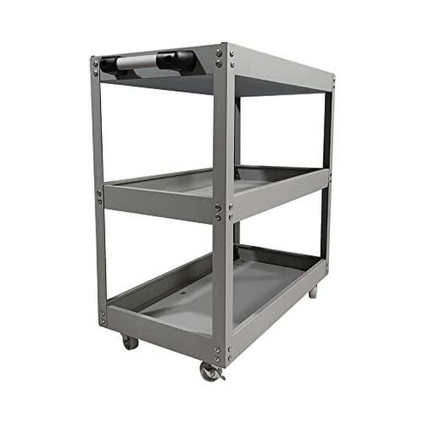 HYGRAD BUILT TO SURVIVE Tool Storage Heavy Duty Durable Garage Trolley Workshop 3 Tier Wheel Cart Shelf HYGRAD®