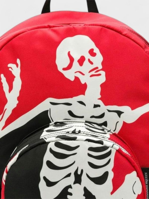 Alexander McQueen Skeleton Print Backpack