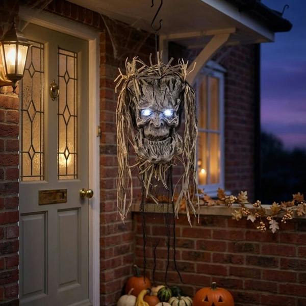 Garden Greatness Animated Talking Tree Head with Glowing Eyes