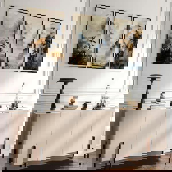 Living Room Wall Decor Modern | Set of 3 Asian Inspired Wall art Prints