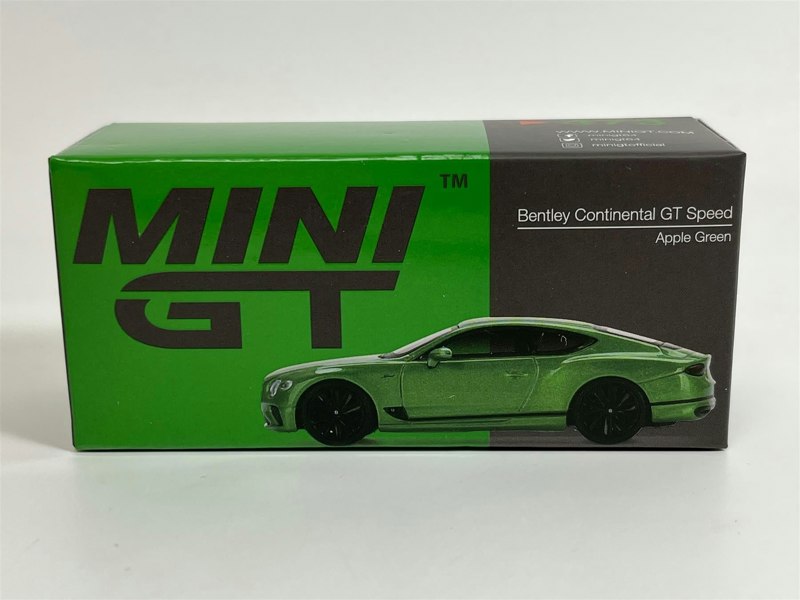 Mini GT Bentley Continental GT Speed Apple Green RHD 1:64 Scale MGT00473R