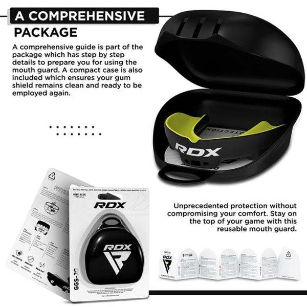 RDX Sports MOUTH GUARD ADULT GREEN