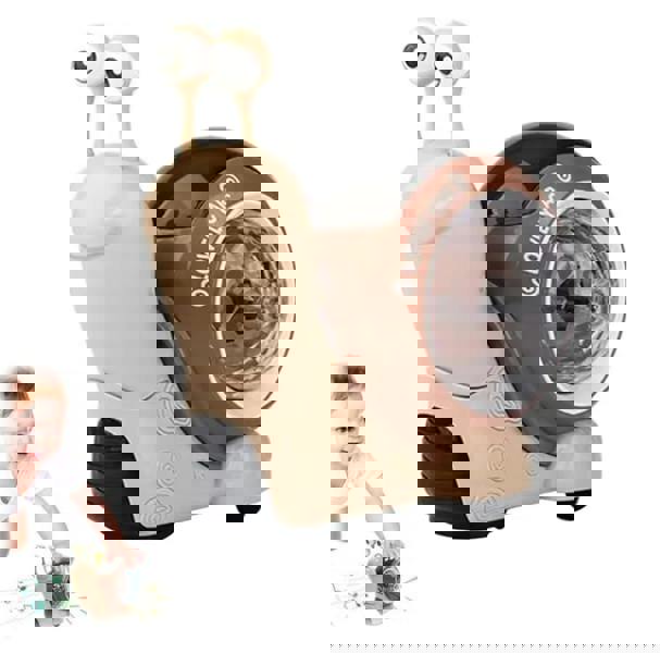 Dragodirect Light-Up Musical Snail Toy Automatic Crawling and Sensory Development for Toddlers