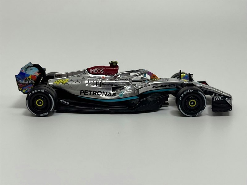 Tarmac Lewis Hamilton Mercedes AMG F1 W13 Miami GP 2022 1:64 Tarmac Works T64GF044LH2