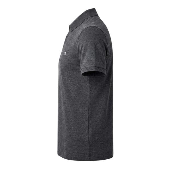 Original Penguin Mens Embroidered Logo Polo Shirt - Charcoal - 