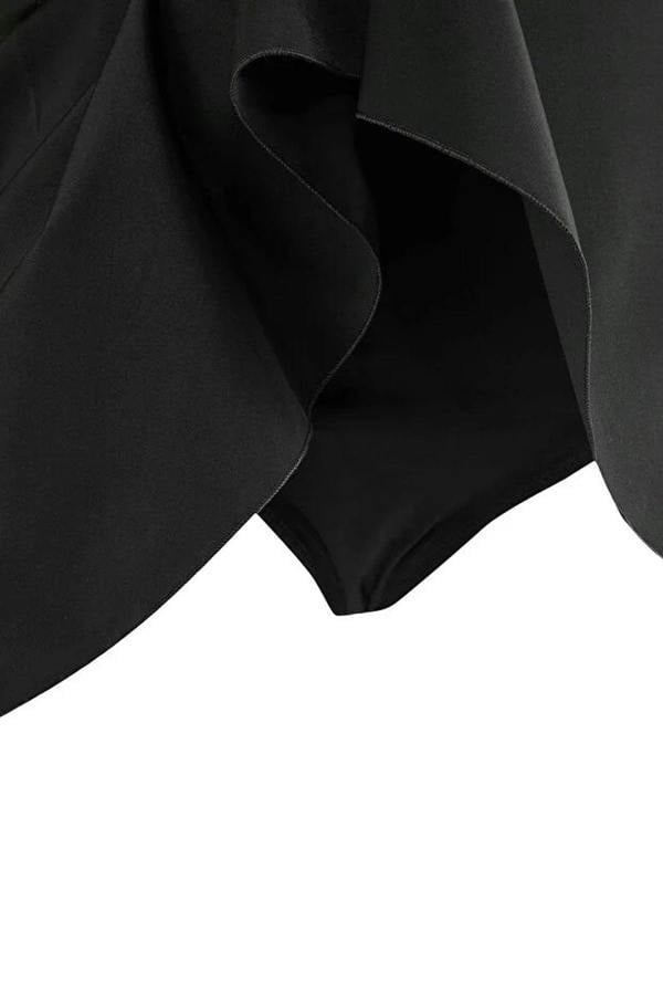 WOVCOR Halter Neck Skirted Plus Size Swimsuit