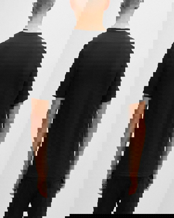 HUGO Mens  Three-Pack of Underwear T-Shirts in Cotton with Logos NOS - Black 001