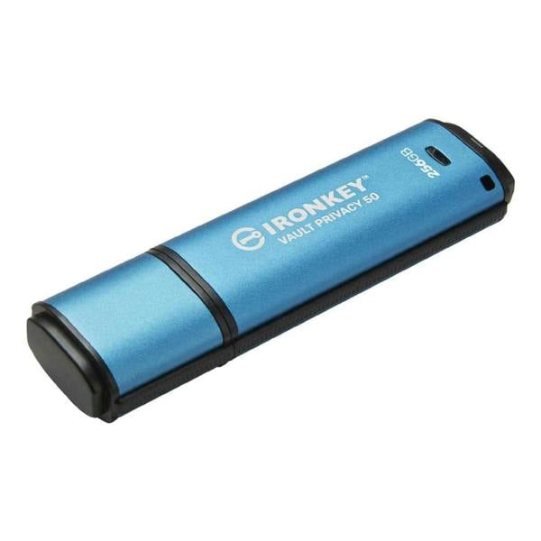 Kingston IronKey Vault Privacy 50 USB Flash Drive XTS AES Encrypted 256GB
