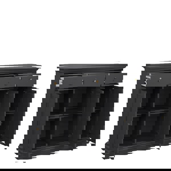 Furniture To Go Paris Sideboard with 3 doors and 3 drawers in Matt Grey