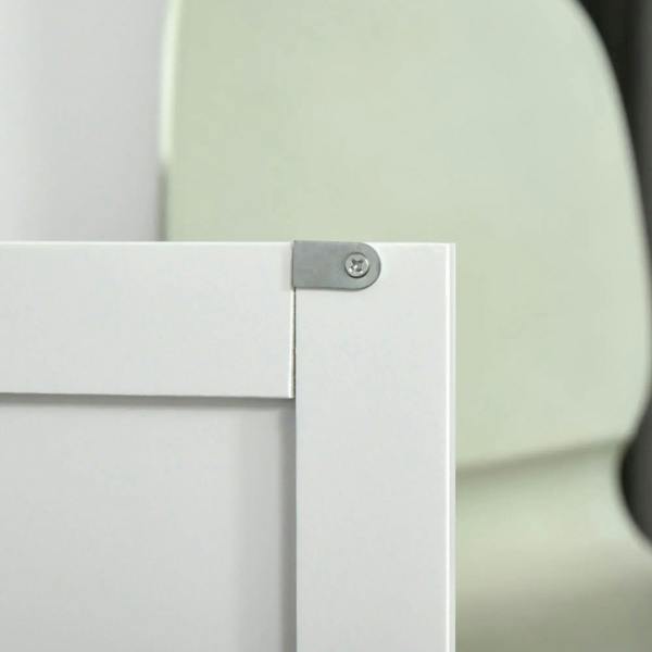 White kitchen island cart cabinet door magnetic catch hardware
