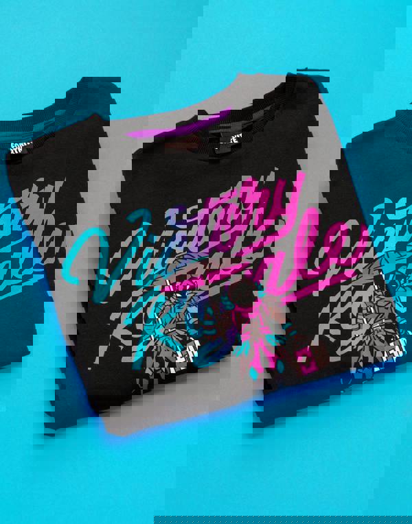 Fortnite Boys Black Victory Royale Text Graphic Sweatshirt