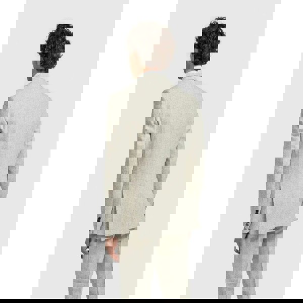 House Of Cavani Thomas - Men’s Grey 3 Piece Wool Blend Tweed Suit